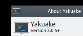 New Yakuake icon that looks like a shade