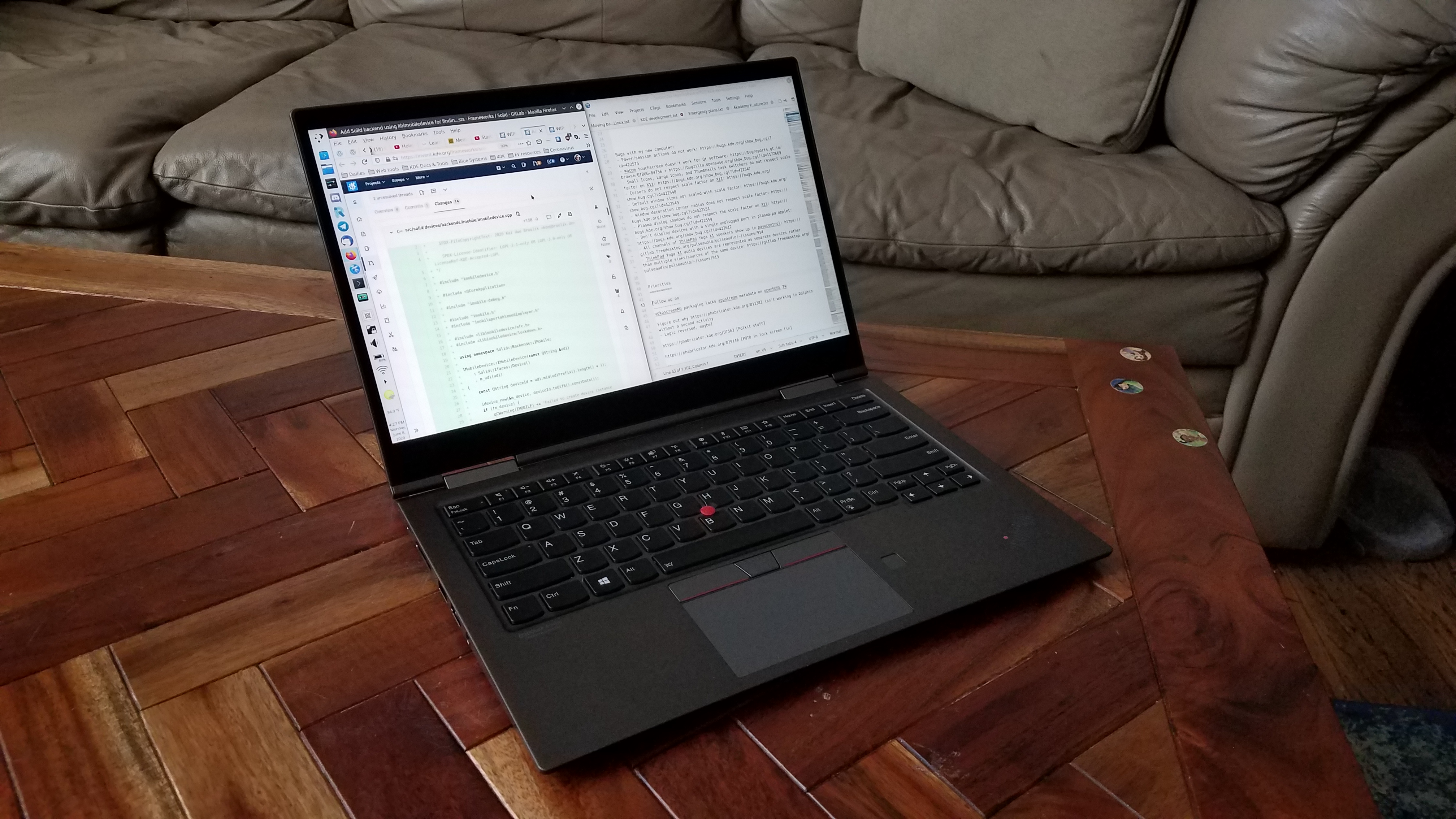 Lenovo ThinkPad X1 Yoga: impressions, bugs, workarounds, and thoughts about  the future – Adventures in Linux and KDE